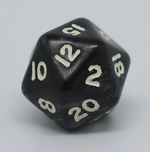 20-sided die
