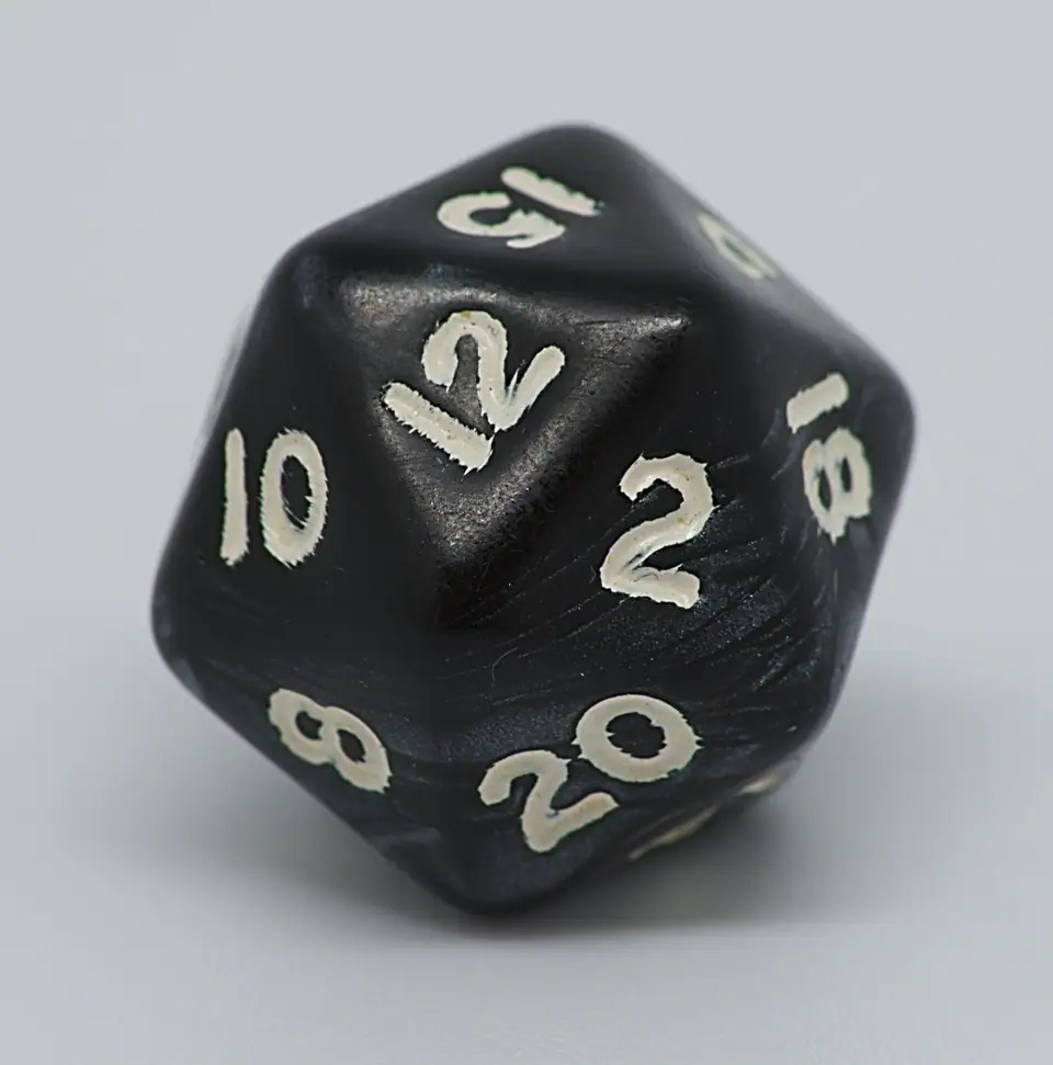 20-sided die